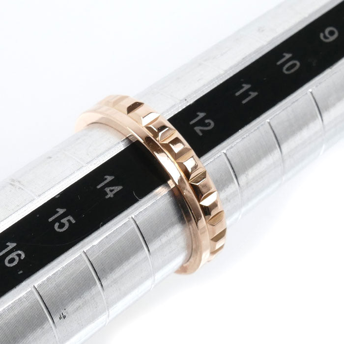 Boucheron ブシュロン K18PG ピンクゴールド キャトル ラディアント ハーフ リング・指輪 JAL00249 13号 53 4.2g レディース【中古】