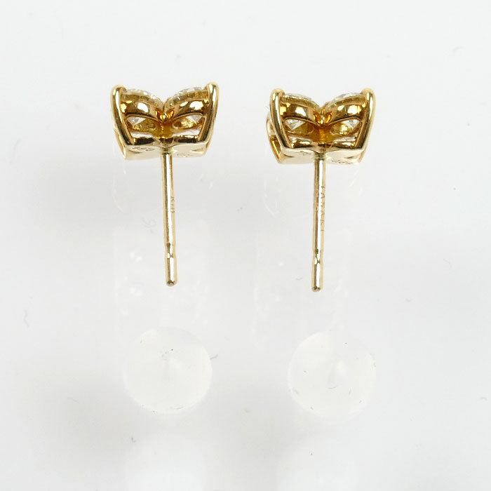 TASAKI タサキ K18YG イエローゴールド ピアス ダイヤモンド0.64ct/0.64ct 2.1g レディース【中古】【美品】