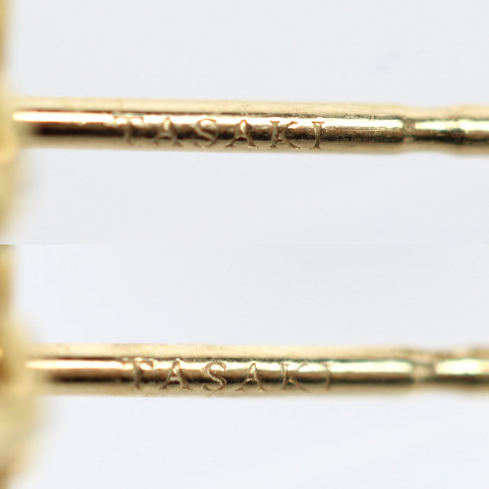 TASAKI タサキ K18YG イエローゴールド ピアス ダイヤモンド0.64ct/0.64ct 2.1g レディース【中古】【美品】