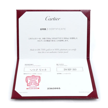 CARTIER カルティエ K18WG ホワイトゴールド K18PG ピンクゴールド K18YG トリニティ クラシック ピアス 8.9g レディース【中古】【美品】