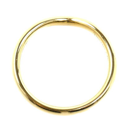 TIFFANY&Co. ティファニー K18YG イエローゴールド カーブドバンド リング・指輪 ダイヤモンド 12号 2.7g レディース【中古】
