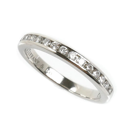 TIFFANY&Co. ティファニー Pt950プラチナ チャネルセッティング リング・指輪 ダイヤモンド 9号 3.5g レディース【中古】【美品】