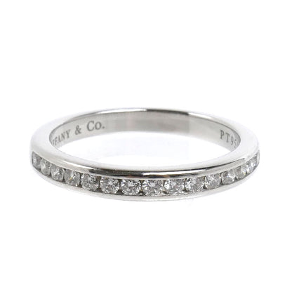 TIFFANY&Co. ティファニー Pt950プラチナ チャネルセッティング リング・指輪 ダイヤモンド 9号 3.5g レディース【中古】【美品】