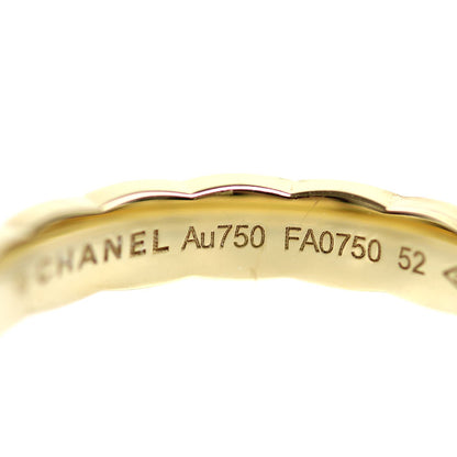 CHANEL シャネル K18YG イエローゴールド ココクラッシュ ミニ リング・指輪 J11794 11.5号 52 3.7g レディース【中古】