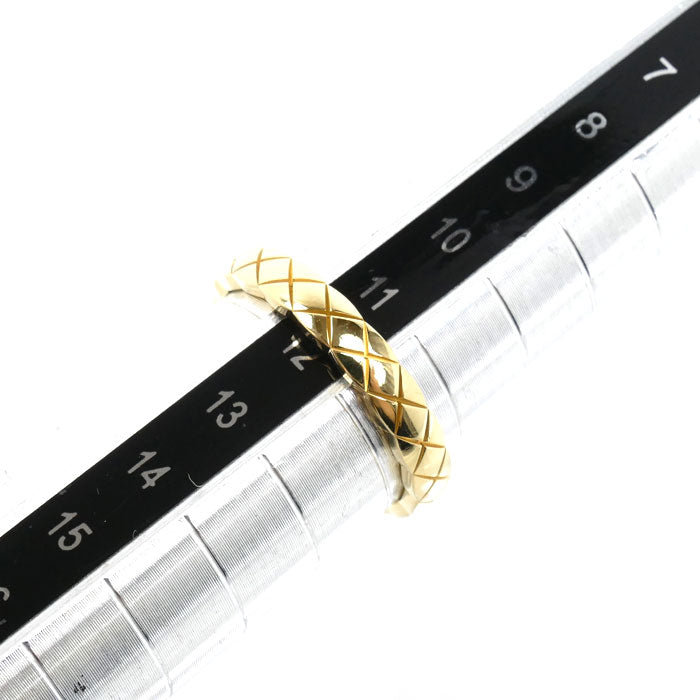 CHANEL シャネル K18YG イエローゴールド ココクラッシュ ミニ リング・指輪 J11794 11.5号 52 3.7g レディース【中古】