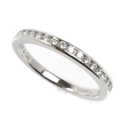 TIFFANY&Co. ティファニー Pt950プラチナ チャネルセッティング リング・指輪 ダイヤモンド 8号 2.9g レディース【中古】【美品】