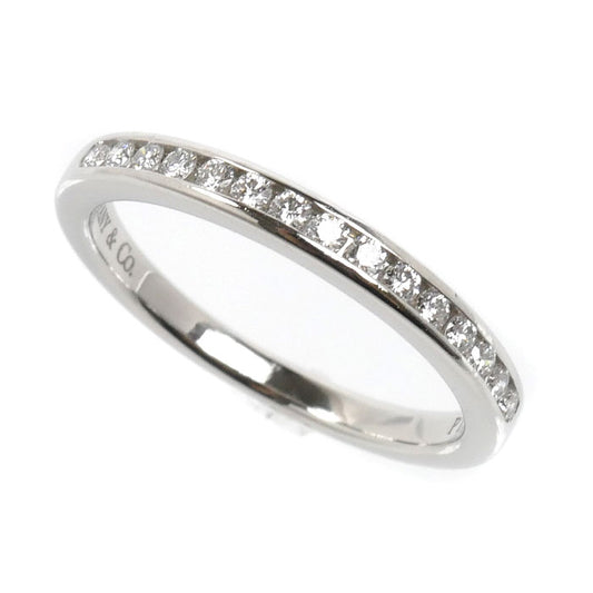 TIFFANY&Co. ティファニー Pt950プラチナ チャネルセッティング リング・指輪 ダイヤモンド 8号 2.9g レディース【中古】【美品】