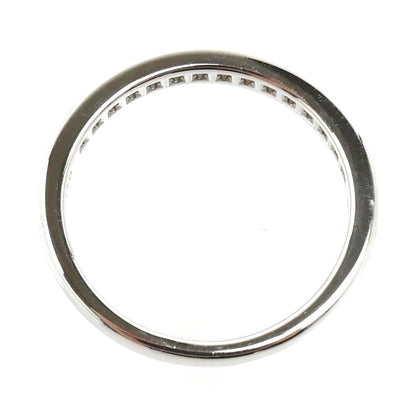 TIFFANY&Co. ティファニー Pt950プラチナ チャネルセッティング リング・指輪 ダイヤモンド 8号 2.9g レディース【中古】【美品】