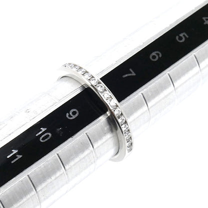TIFFANY&Co. ティファニー Pt950プラチナ チャネルセッティング リング・指輪 ダイヤモンド 8号 2.9g レディース【中古】【美品】