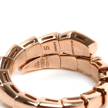 BVLGARI ブルガリ K18PG ピンクゴールド セルペンティ ヴァイパー リング・指輪 8号 6.3g レディース【中古】【美品】