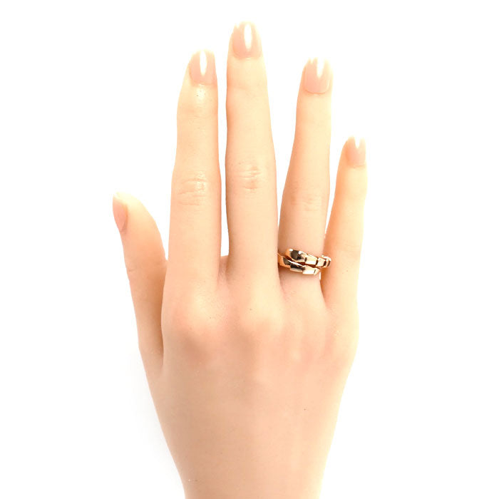 BVLGARI ブルガリ K18PG ピンクゴールド セルペンティ ヴァイパー リング・指輪 8号 6.3g レディース【中古】【美品】
