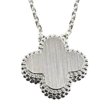 Van Cleef & Arpels ヴァンクリーフ＆アーペル K18WG ホワイトゴールド K18PG ピンクゴールド ヴィンテージアルハンブラ ネックレス VCARPNTH00 7.5g 37/41cm 2024年ホリデー限定 レディース【中古】
