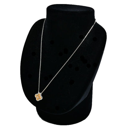 Van Cleef & Arpels ヴァンクリーフ＆アーペル K18WG ホワイトゴールド K18PG ピンクゴールド ヴィンテージアルハンブラ ネックレス VCARPNTH00 7.5g 37/41cm 2024年ホリデー限定 レディース【中古】