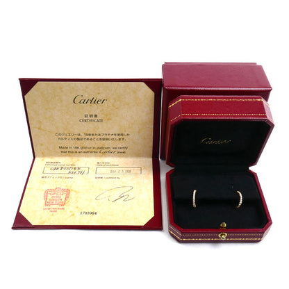 CARTIER カルティエ K18PG ピンクゴールド エタンセル ドゥ カルティエ フープ スモール ピアス B8301244 ダイヤモンド 2.5g レディース【中古】【美品】