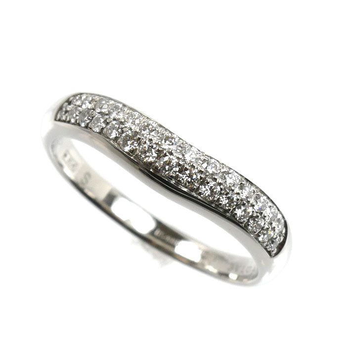 BVLGARI ブルガリ Pt950プラチナ フェディ ダイヤ リング・指輪 347292 ダイヤモンド 7号 3.6g レディース【中古】【美品】