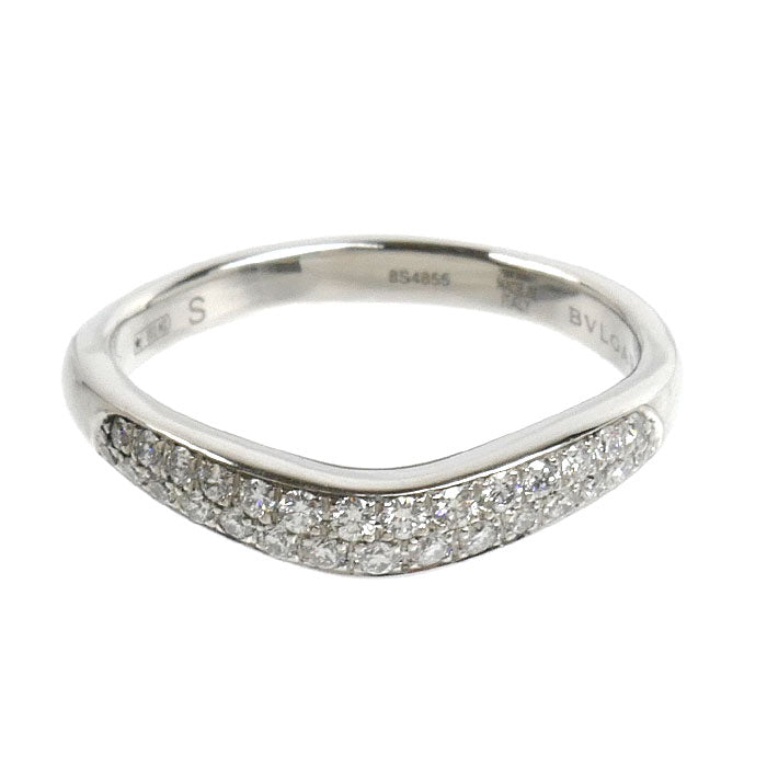 BVLGARI ブルガリ Pt950プラチナ フェディ ダイヤ リング・指輪 347292 ダイヤモンド 7号 3.6g レディース【中古】【美品】