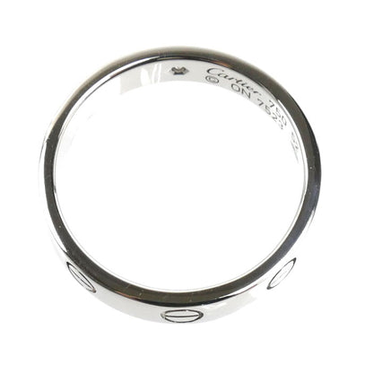 CARTIER カルティエ K18WG ホワイトゴールド ミニラブ 1Pダイヤ リング・指輪 B4050552 ダイヤモンド 12号 52 4.6g レディース【中古】【美品】