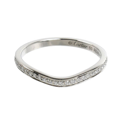 CARTIER カルティエ Pt950プラチナ バレリーナ リング・指輪 B4093053 ダイヤモンド 13号 53 2.8g レディース【中古】【美品】