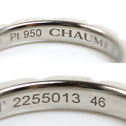 Chaumet ショーメ Pt950プラチナ トルサード 1Pダイヤ リング・指輪 082721 ダイヤモンド 6号 46 4.0g レディース【中古】【美品】