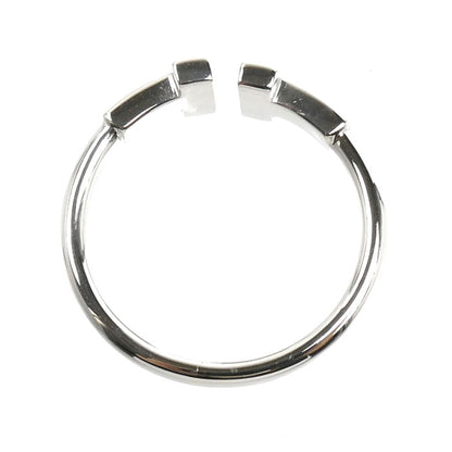 TIFFANY&Co. ティファニー K18WG ホワイトゴールド Tワイヤー ダイヤ リング・指輪 60147236 ダイヤモンド 13号 2.7g レディース【中古】【美品】