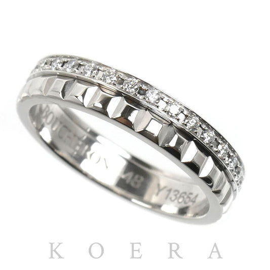 Boucheron ブシュロン K18WG ホワイトゴールド キャトル ラディアント リング・指輪 JAL00281 ダイヤモンド 8号 48 3.8g レディース【中古】【美品】