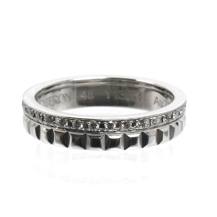 Boucheron ブシュロン K18WG ホワイトゴールド キャトル ラディアント リング・指輪 JAL00281 ダイヤモンド 8号 48 3.8g レディース【中古】【美品】