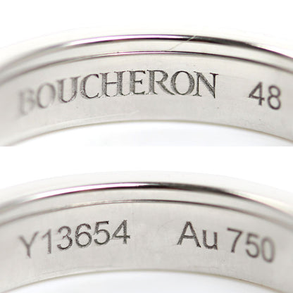 Boucheron ブシュロン K18WG ホワイトゴールド キャトル ラディアント リング・指輪 JAL00281 ダイヤモンド 8号 48 3.8g レディース【中古】【美品】