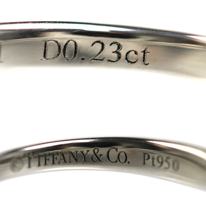 TIFFANY&Co. ティファニー Pt950プラチナ ハーモニー リング・指輪 ダイヤモンド0.23ct 6号 2.8g レディース【中古】