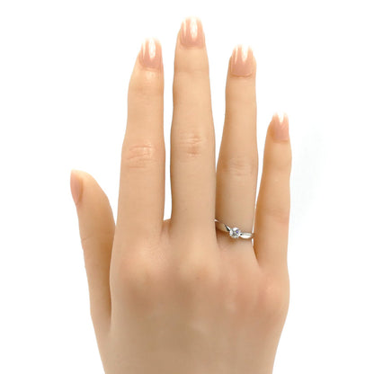 TIFFANY&Co. ティファニー Pt950プラチナ ハーモニー リング・指輪 ダイヤモンド0.23ct 6号 2.8g レディース【中古】