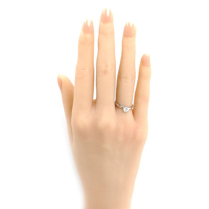 CARTIER カルティエ K18WG ホワイトゴールド ディアマンレジェ ダムール ハート リング・指輪 ダイヤモンド 6号 46 2.4g レディース【中古】【美品】