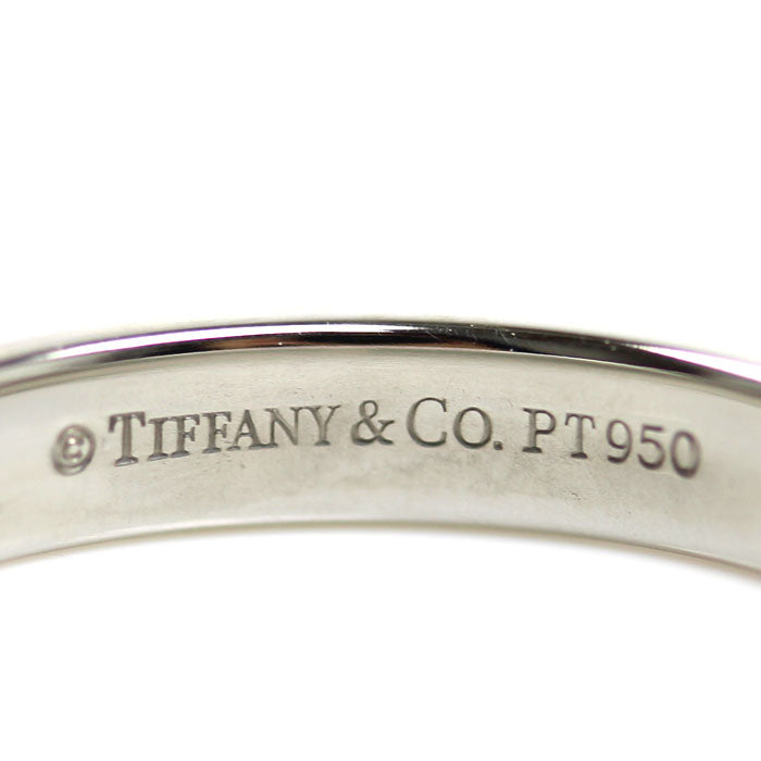 TIFFANY&Co. ティファニー Pt950プラチナ ノーツ ルシダ リング・指輪 ダイヤモンド 10号 4.0g レディース【中古】【美品】