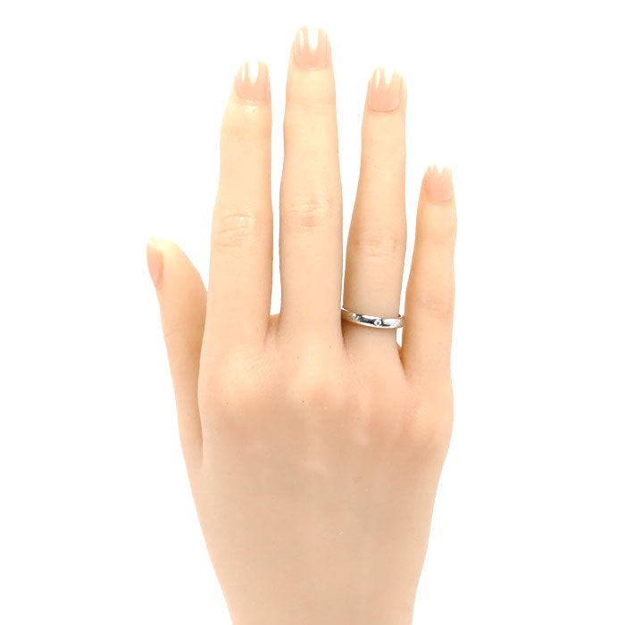 TIFFANY&Co. ティファニー Pt950プラチナ ノーツ ルシダ リング・指輪 ダイヤモンド 10号 4.0g レディース【中古】【美品】