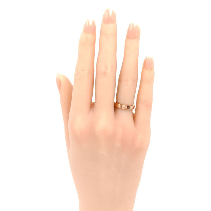 CARTIER カルティエ K18PG ピンクゴールド C ドゥ カルティエ ウェディング リング・指輪 B4087246 6号 46 3.4g レディース【中古】【美品】