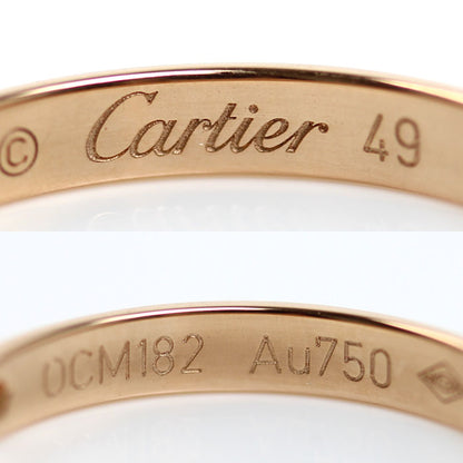 CARTIER カルティエ K18PG ピンクゴールド クラシック リング・指輪 B4088249 ダイヤモンド 9号 49 2.2g レディース【中古】【美品】