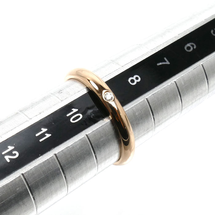 CARTIER カルティエ K18PG ピンクゴールド クラシック リング・指輪 B4088249 ダイヤモンド 9号 49 2.2g レディース【中古】【美品】