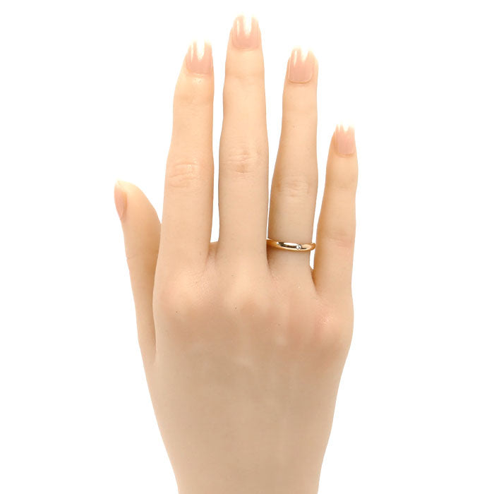 CARTIER カルティエ K18PG ピンクゴールド クラシック リング・指輪 B4088249 ダイヤモンド 9号 49 2.2g レディース【中古】【美品】