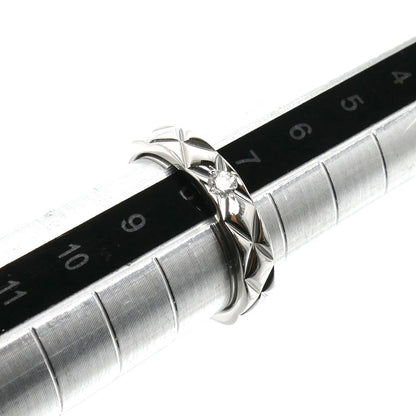CHANEL シャネル Pt950プラチナ マトラッセ リング・指輪 ダイヤモンド 7.5号 48 5.2g レディース【中古】【美品】