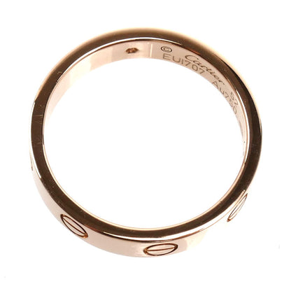 CARTIER カルティエ K18PG ピンクゴールド ミニラブ 1Pダイヤ リング・指輪 B4050752 ダイヤモンド 12号 52 4.3g レディース【中古】【美品】