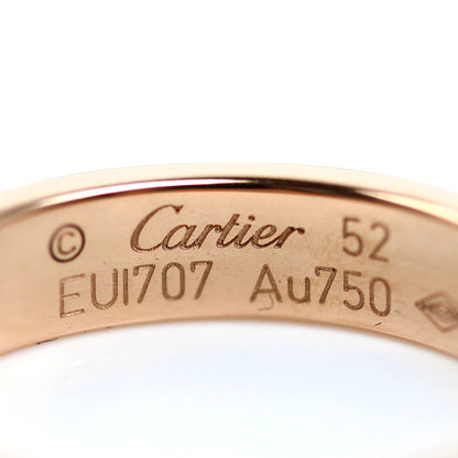 CARTIER カルティエ K18PG ピンクゴールド ミニラブ 1Pダイヤ リング・指輪 B4050752 ダイヤモンド 12号 52 4.3g レディース【中古】【美品】