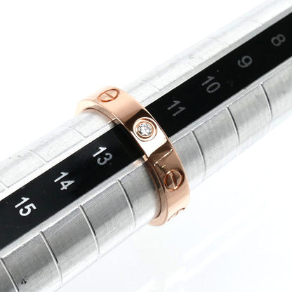 CARTIER カルティエ K18PG ピンクゴールド ミニラブ 1Pダイヤ リング・指輪 B4050752 ダイヤモンド 12号 52 4.3g レディース【中古】【美品】
