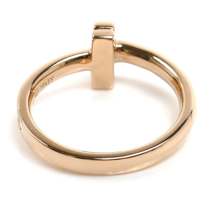 TIFFANY&Co. ティファニー K18PG ピンクゴールド Tワン ダイヤ リング・指輪 67795245 ダイヤモンド 7号 3.5g レディース【中古】【美品】