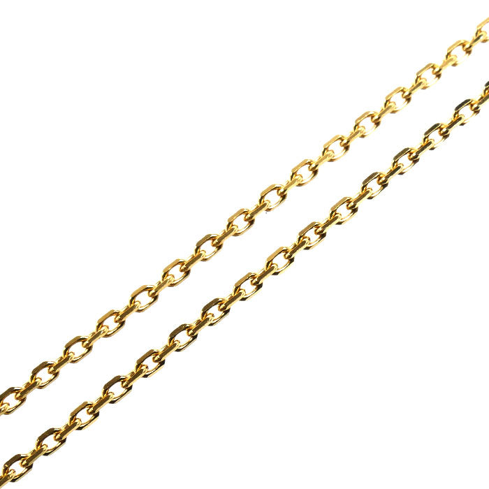 Van Cleef & Arpels ヴァンクリーフ＆アーペル K18YG イエローゴールド ヴィンテージアルハンブラ ネックレス VCARP4KL00 6.5g 37/41.5cm レディース【中古】