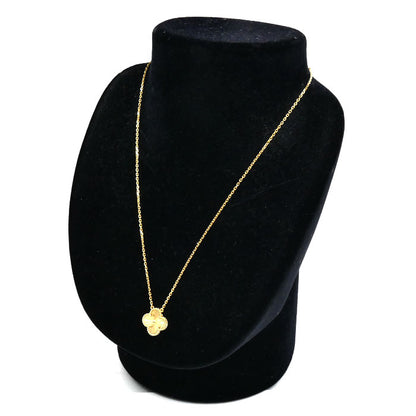 Van Cleef & Arpels ヴァンクリーフ＆アーペル K18YG イエローゴールド ヴィンテージアルハンブラ ネックレス VCARP4KL00 6.5g 37/41.5cm レディース【中古】