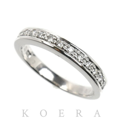 Ponte Vecchio ポンテヴェキオ K18WG ホワイトゴールド リング・指輪 ダイヤモンド0.10ct 6号 2.8g レディース【中古】【美品】