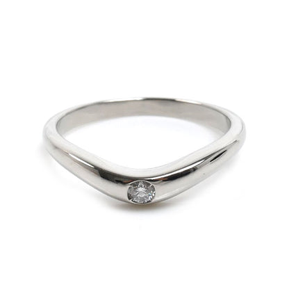 BVLGARI ブルガリ Pt950プラチナ コロナ リング・指輪 ダイヤモンド 11号 4.0g レディース【中古】【美品】