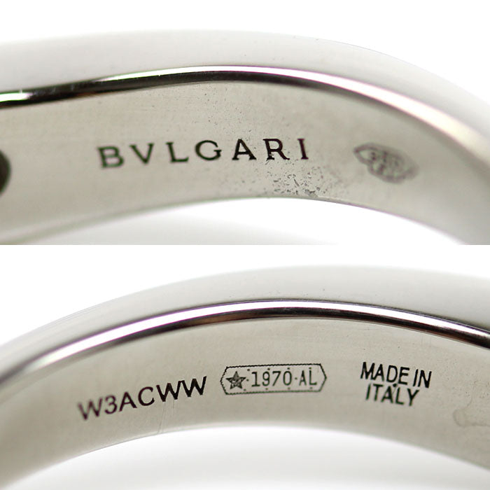 BVLGARI ブルガリ Pt950プラチナ コロナ リング・指輪 ダイヤモンド 11号 4.0g レディース【中古】【美品】