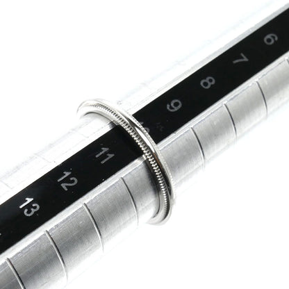 TIFFANY&Co. ティファニー Pt950プラチナ ミルグレイン バンド リング・指輪 60001594 10号 3.3g レディース【中古】【美品】