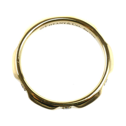 TIFFANY&Co. ティファニー K18YG イエローゴールド Tトゥルーバンドリング リング・指輪 67134710 ダイヤモンド 14号 3.5g レディース【中古】【美品】