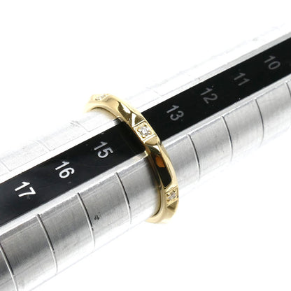 TIFFANY&Co. ティファニー K18YG イエローゴールド Tトゥルーバンドリング リング・指輪 67134710 ダイヤモンド 14号 3.5g レディース【中古】【美品】