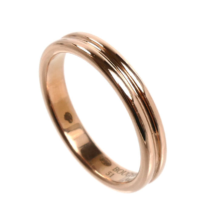 Boucheron ブシュロン K18PG ピンクゴールド ゴドロン リング・指輪 JAL00009 11号 51 3.5g レディース【中古】【美品】